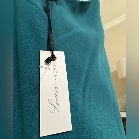 Lovers + Friends Lily Dress | Emerald Green Halter Mini | NWT Size M - Picture 8 of 12